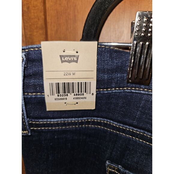Levi's Women's 721 High Rise Skinny Jeans Indigo Tag Size 22 - Picture 4 of 5